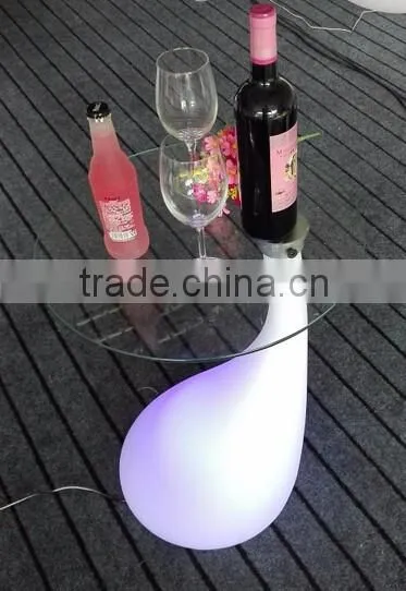 LED lights and lighting bar table coffee table with remote control 4555A