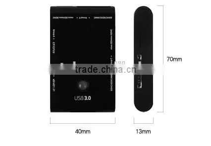 USB 3.0 all in 1 memory card reader / 8 in 1 usb 3.0 card reader/ Dual SD/TF/XD/CF/MS/M2 card reader