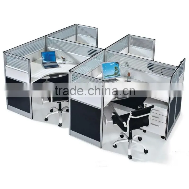 online designer furniture table modern wooden used office room dividers(SZ-WST686)