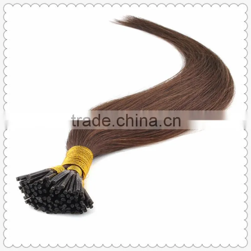 Top selling Virgin Remy Human hair prebonded I tip