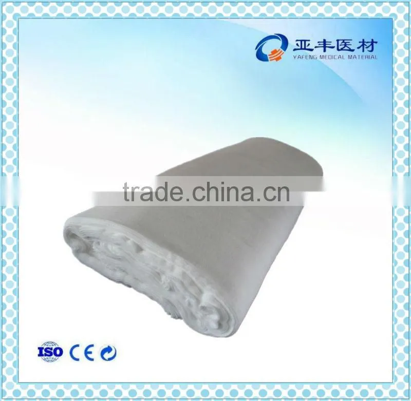 2016 cotton medical bleached absorbent surgical 24x20mesh 32x28mesh 26x18mesh zigzag pillow pieces gauze