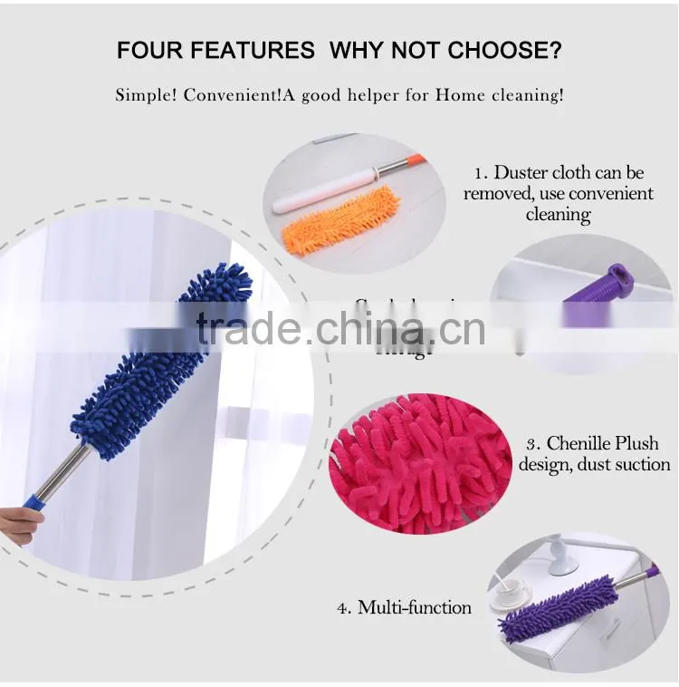Roto telescopic microfiber duster