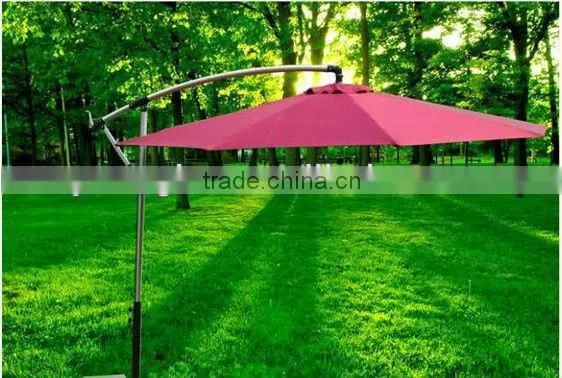 9' windproof patio side pole umbrella