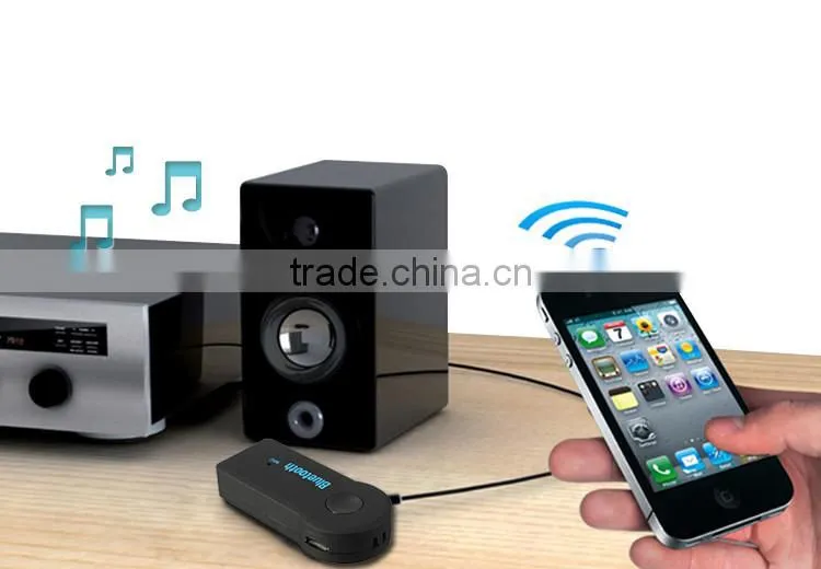 Cheap 3.5mm Bluetooth Audio Receiver Car Bluetooth Music Receiver with Stereo Output