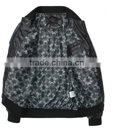 Stand Collar Plaid Jacket For Men