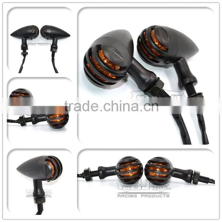 BJ-SL-063 Ultra Bright E-Mark Aluminum 12V Amber LED Motorcycle Turn Signal LED Light