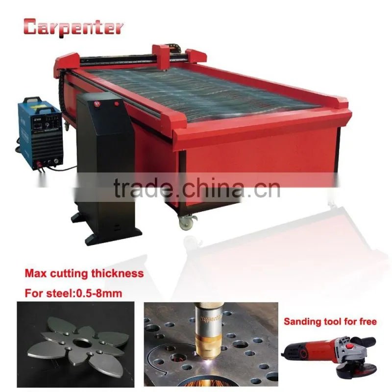 Steel Furniture CNC Plasma Stainless Cutting Machine KC1330 for Steel Thickness 0.5 to 8mm