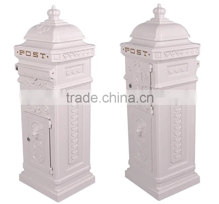 The Most Popular Style In Europe High Output Residential Outdoor Garden Aluminum Mailbox From China