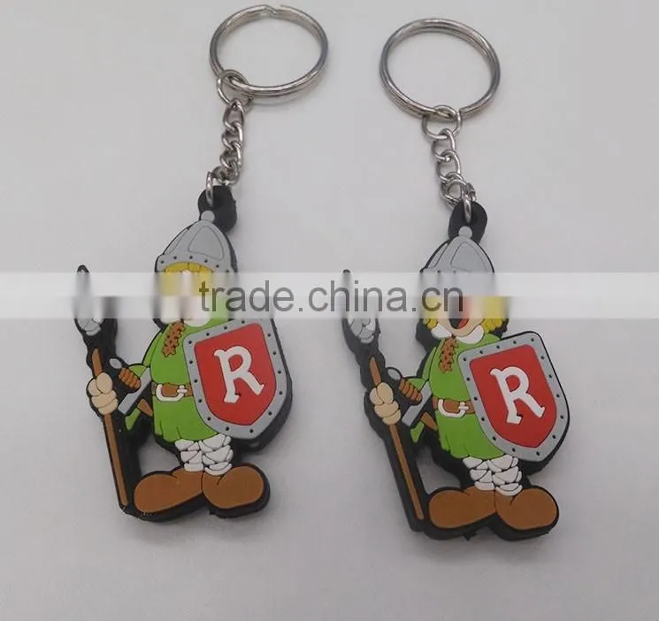 Custom Design Rubber Keychain / Key Rings