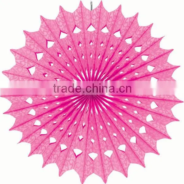Special decorations paper fan for party wedding !!tissue paper fan for decortions