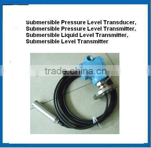 Sumbersible water level pressure transmitter with digita display and 4-20ma output