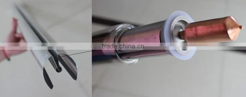 Heat pipe collector Split Pressurized solar water heater for home heating system