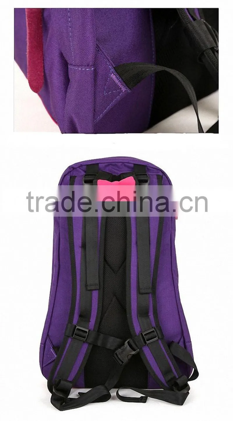 China alibaba wholesale korea style Pure color travel bag backpack fashion Student backpack