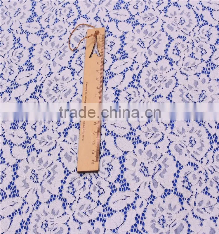 French Jacquard beautiful cotton knit fabric for evening dress