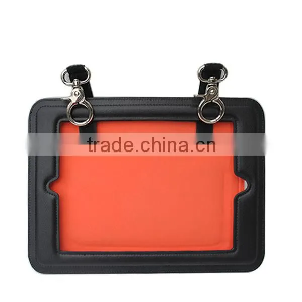 Leather tablet computer cover custom seat mini case for ipad