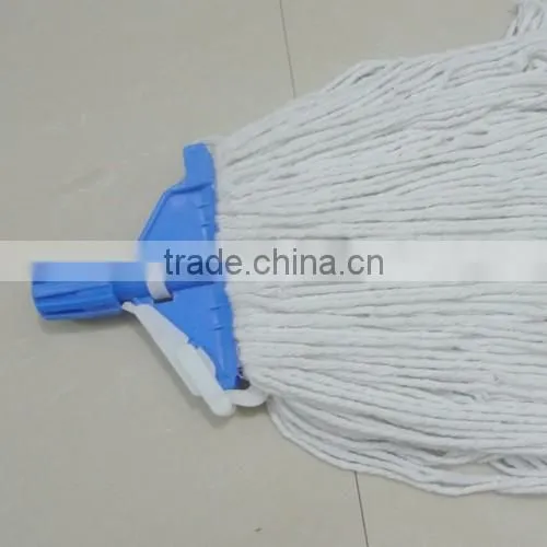 Hago free samples wholesales colorful plastic head wet cotton mop