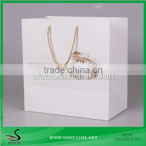 Sinicline luxury paper bag wth diffrent size in competitive price