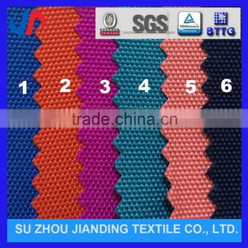 900d polyester oxford fabric pu coated for backpack