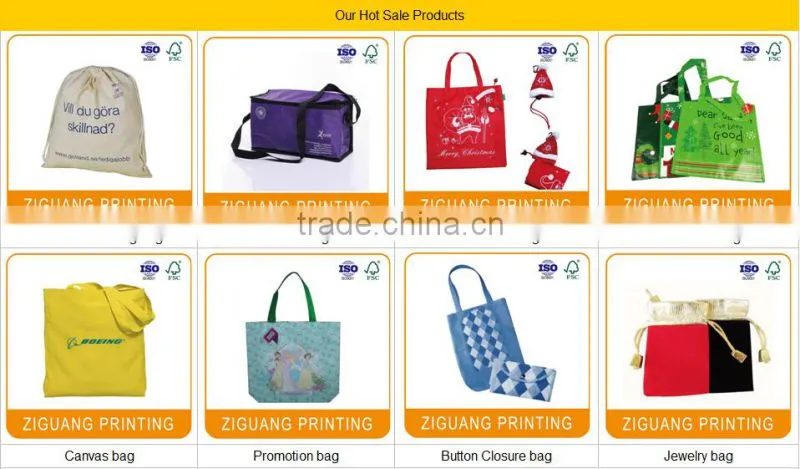 Customized kids drawstring bag