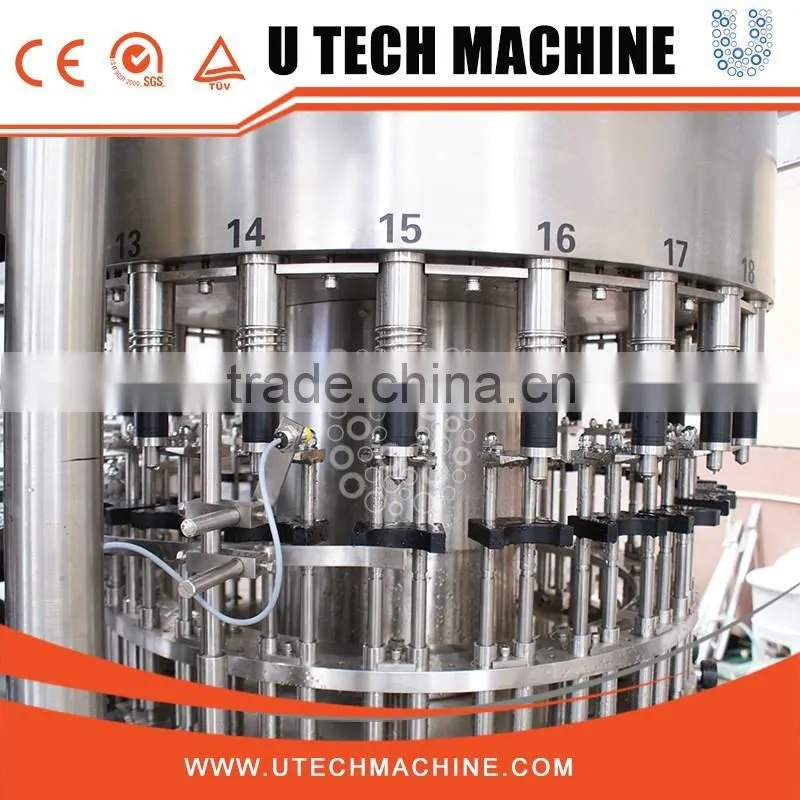Two year global warranty high speed automatic water bottle filling machine for mini bottle,soda bottle,beer bottle