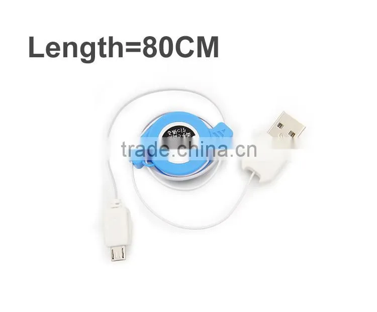 Retractable USB to Micro usb Charger Sync Cable Extension type micro usb zu micro usb