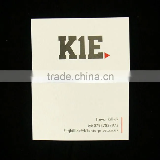High quality embossed business cards