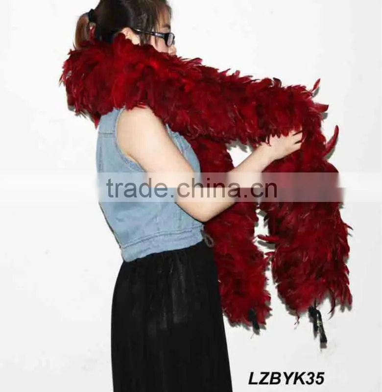 Full Fluffy coque feather Boa LZBYK36