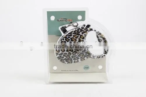 Wholesale Leopard Auto Chew Proof Retractable Dog Leash