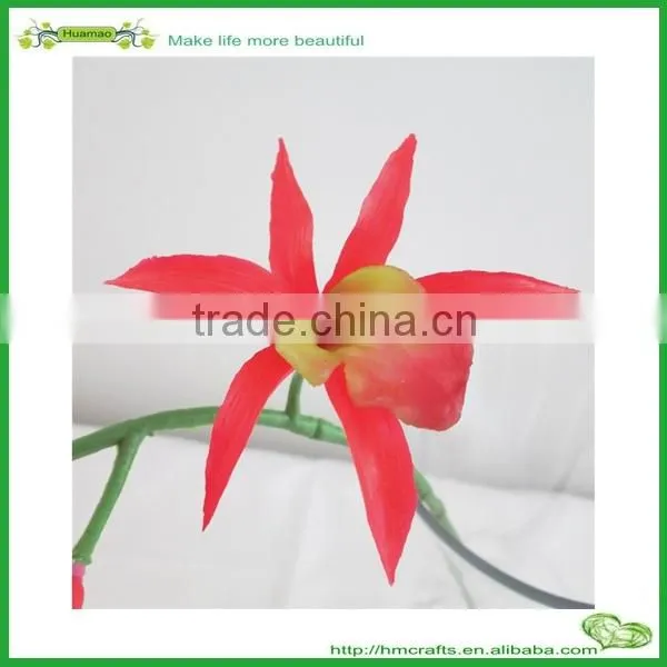 plastic artificial flower wholesale artificial polyester flower