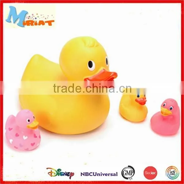 Floating duck rubber animal bath plastic toy