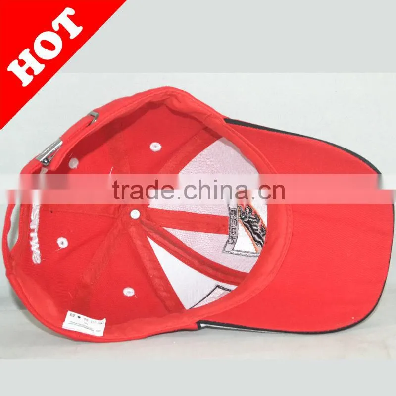 2014 6 panels cotton football cap