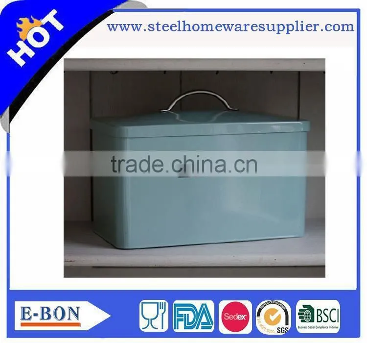 Hot sale stainless steel pink bread bin