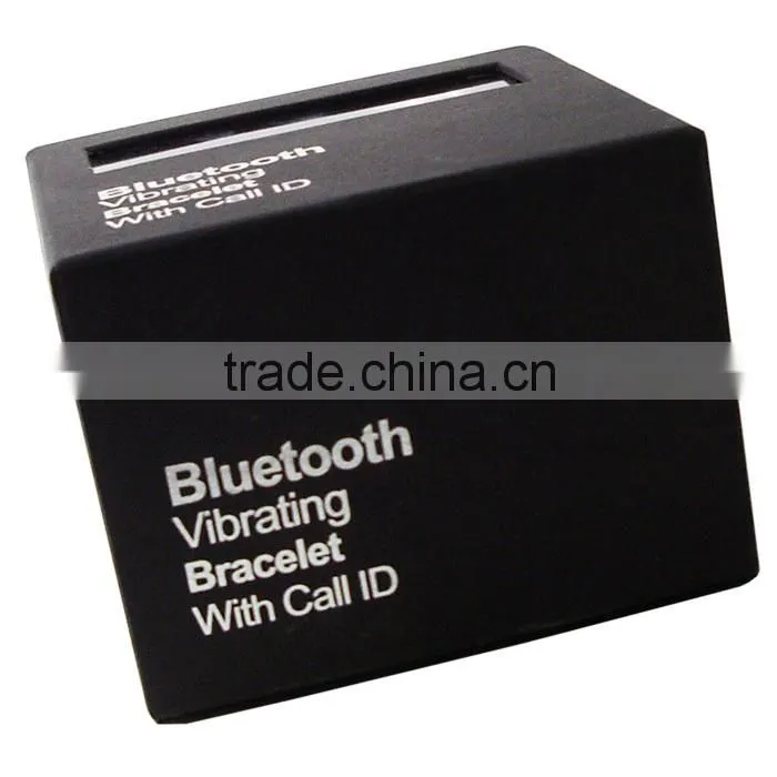 Smart metal bluetooth bracelet watch with vibrating for caller id and phone number display WT-A10
