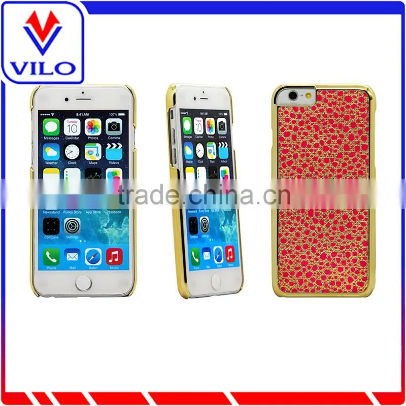 Fashionable spotty shinny slim PC case for Iphone 6