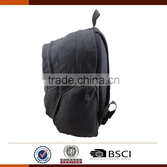 Fashion Felt School Backpack Bags with Embroidery Logo