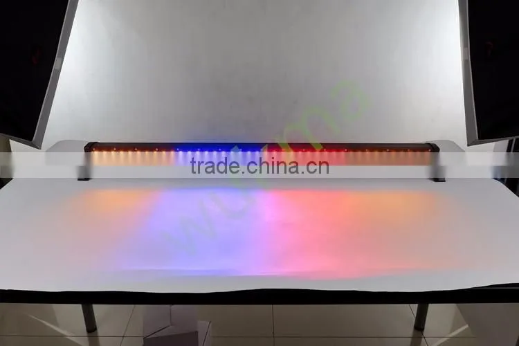 Color led light bar with wireless remote control led light bar, RGB strobe 50" Led light bar