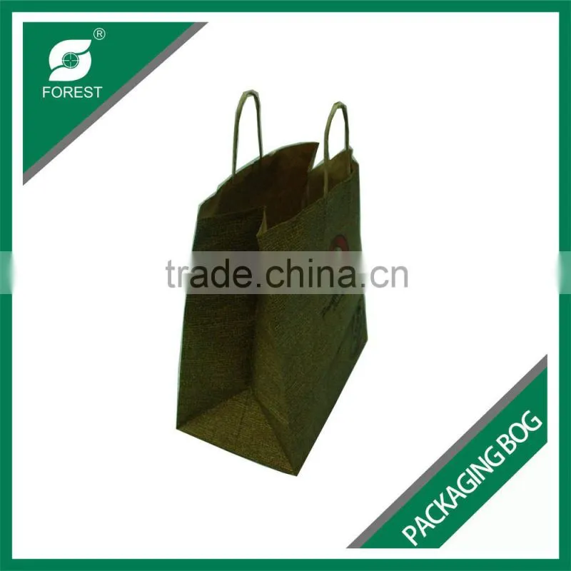 FASHION DESIGN PAPER SHOPPING BAGS CUSTOM PRINT PAPER BAG WITH HANDLES
