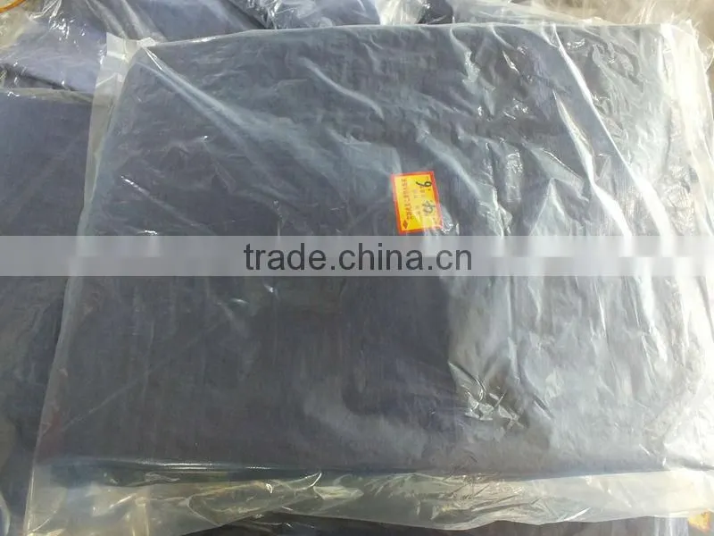 Quality Products Waterproof Tarpaulin Car Cover Blue/Silver PP Plastic Laminating Tarps