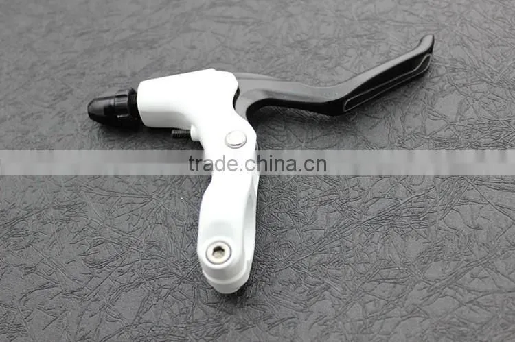 bike/bicycle brake lever/white and black color/high quality/aluminum alloy material