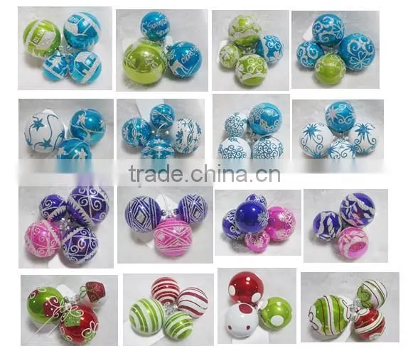 Coffee Decorative Plastic Plain Christmas Ball