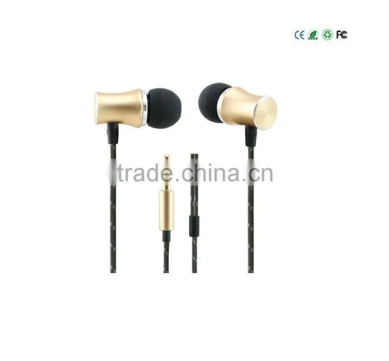 Matel In Earphone Mono Stereo Handfree mp3