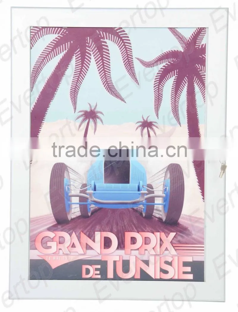 Waterproof aluminium poster Lockable sign frame