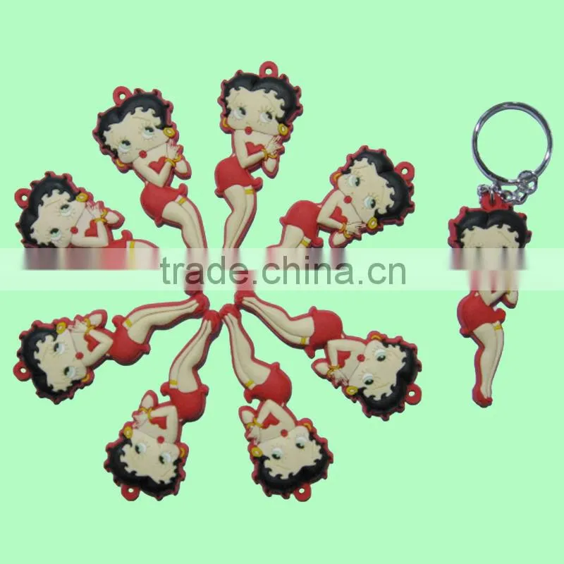 rubber keychain