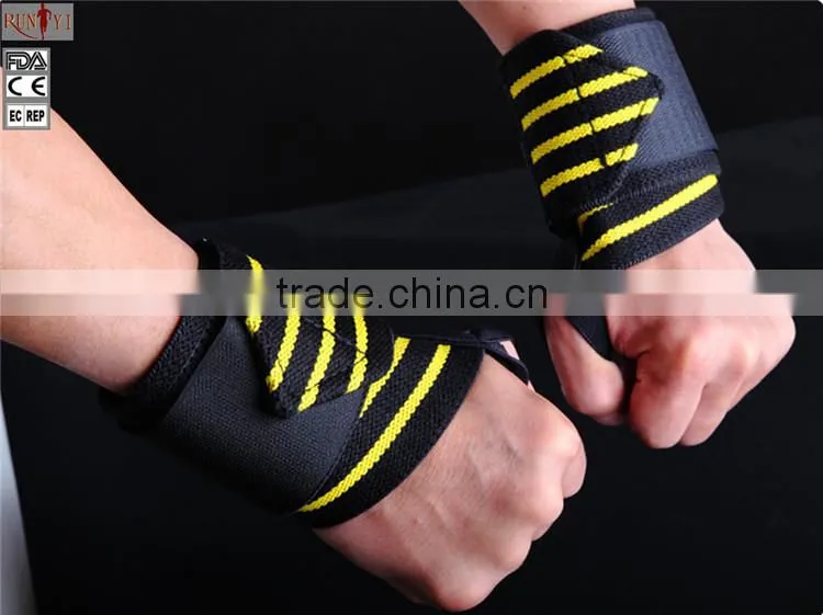 Gym Custom Crossfit Sports Cotton Wrist Wraps