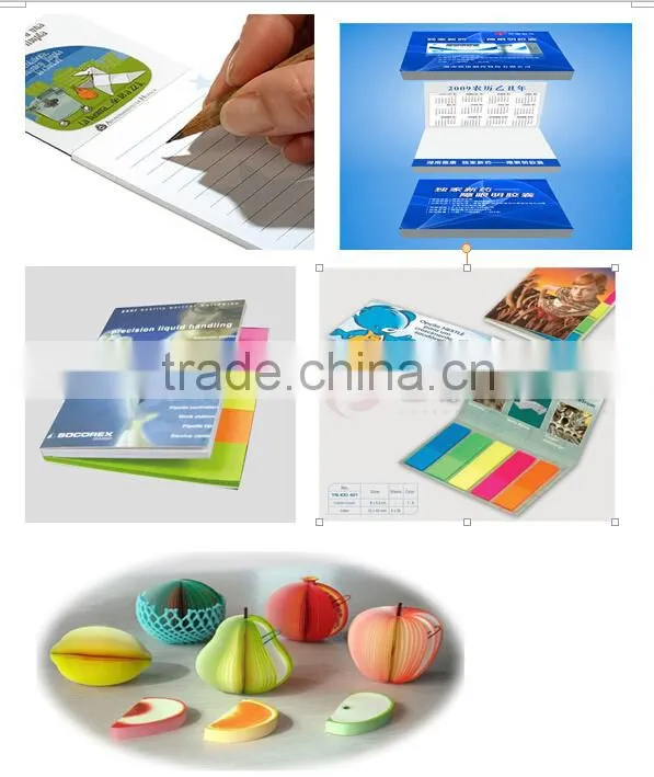 sticky notes with bookmark