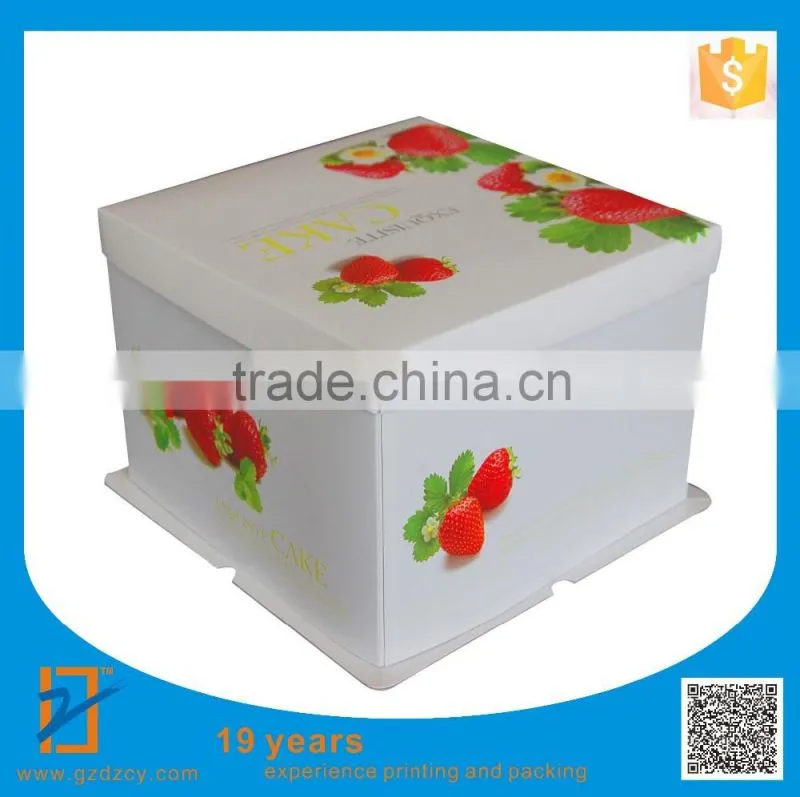 Popular Design Paper Cake Box/ Pop Boxes Cake For Dubai Cake Packaging