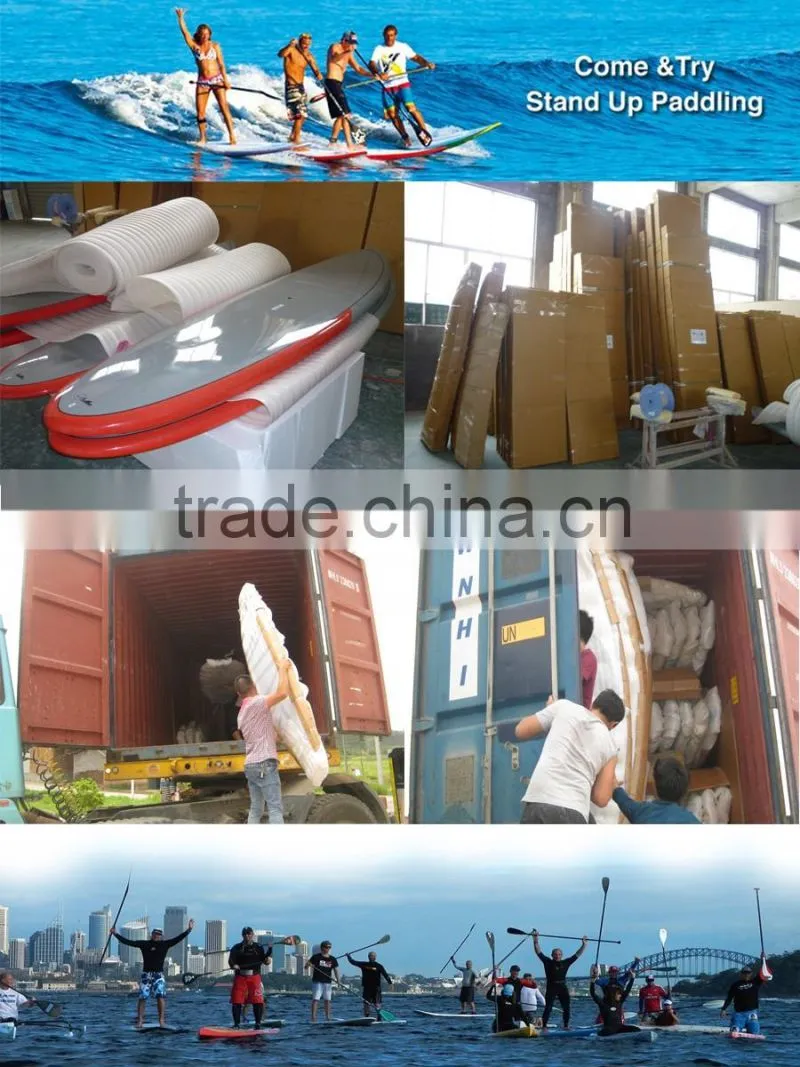 High Density EPS Foam Epoxy Surfboard Bamboo Paddle Board