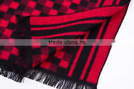 2015 new fashion cheap jacquard long 100% silk scarf for men