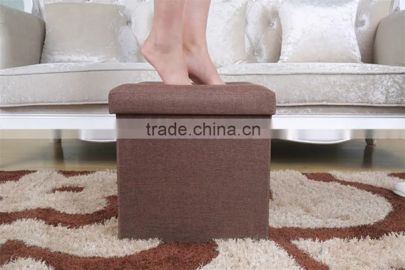 Durable Storage Laundry Ottoman