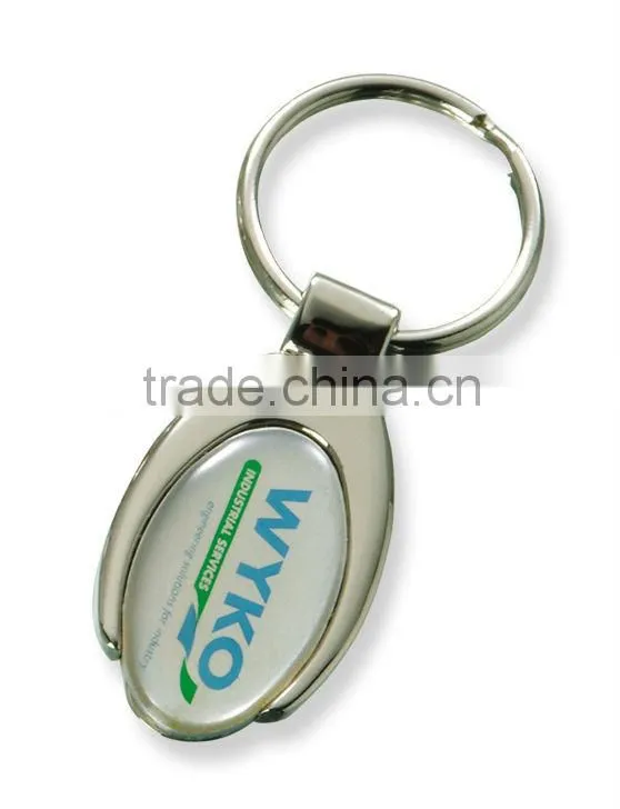 promotional metal zinc alloy led key chain custom light keyring metal flashlight keychain